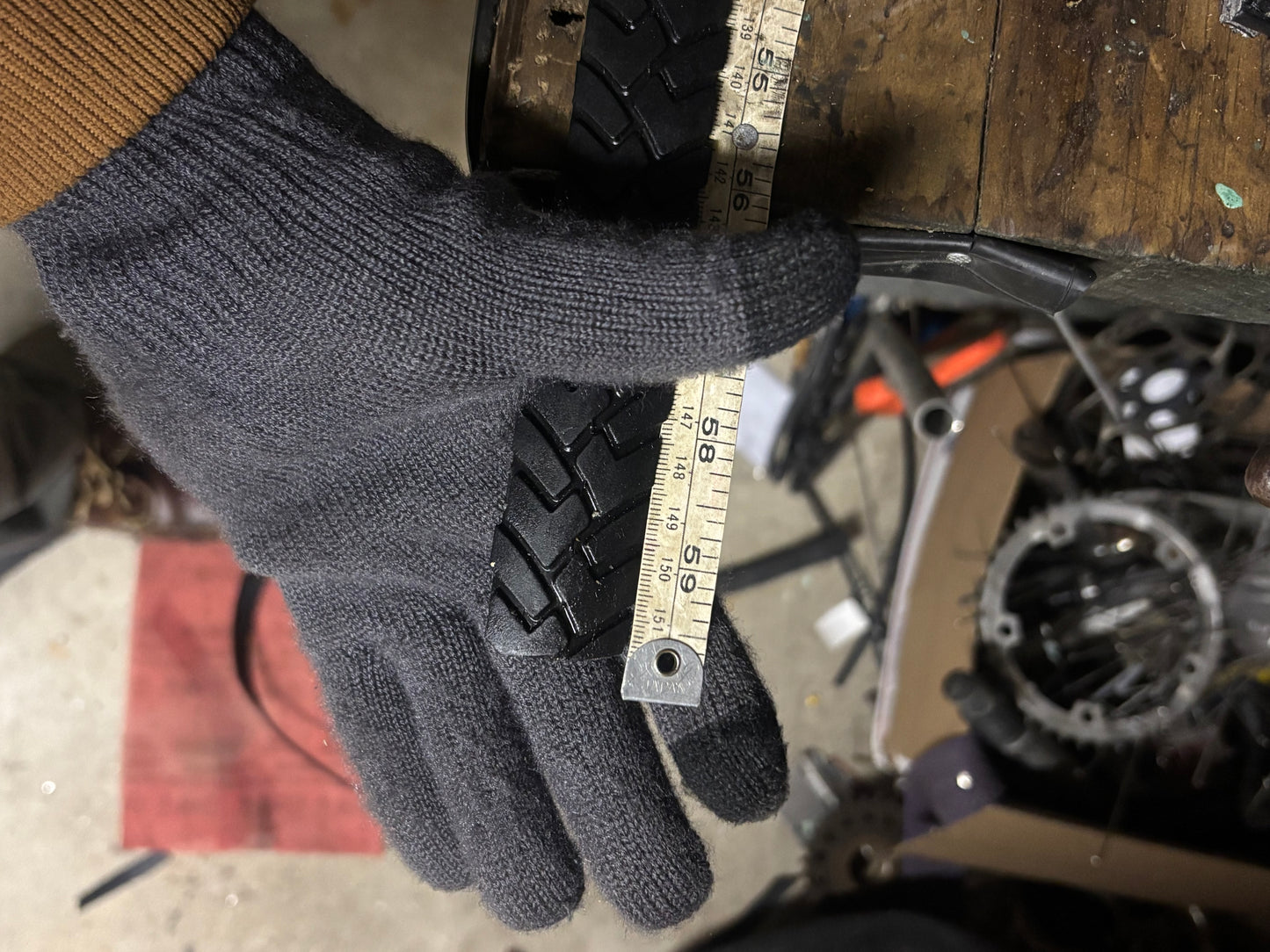 Nylon tire belt (55>)