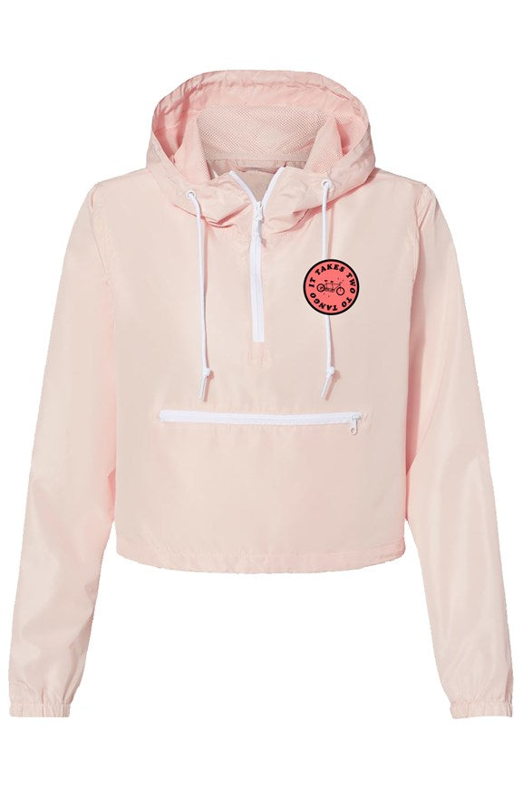 Lightweight Pullover Crop Windbreaker