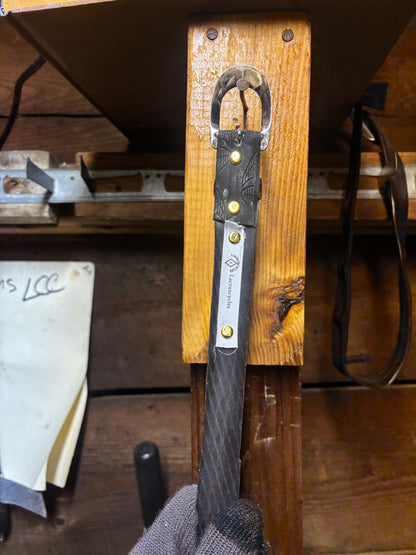 Sliver skinny belt (uncut)