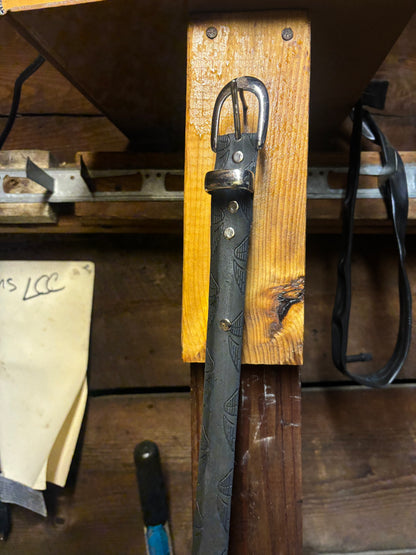 Sliver skinny belt (uncut)