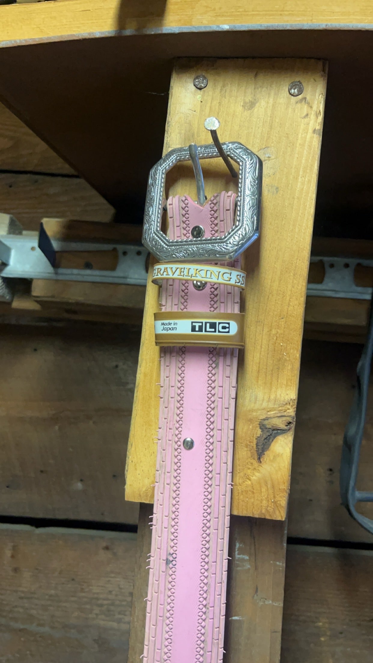 Pink GravelKing Cycle belt